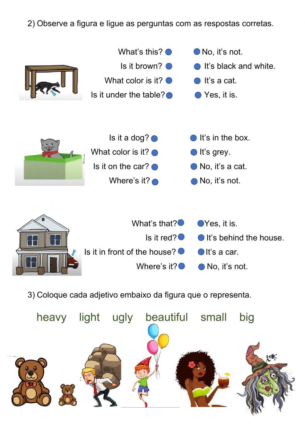 Prepositions and adjectives
