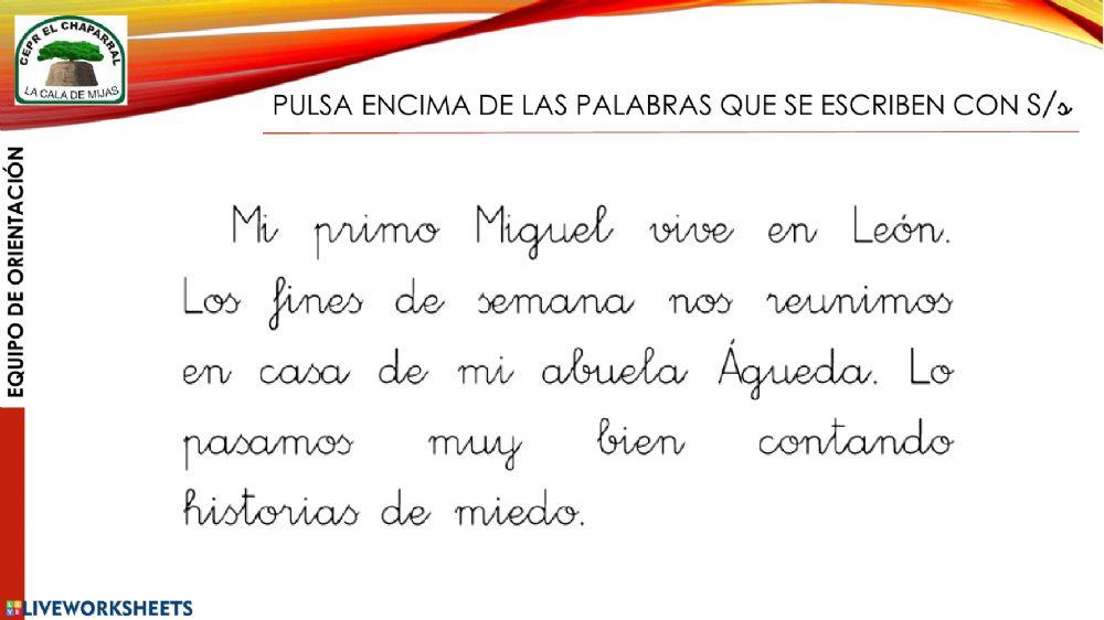 Fonema -s- (1ªparte)