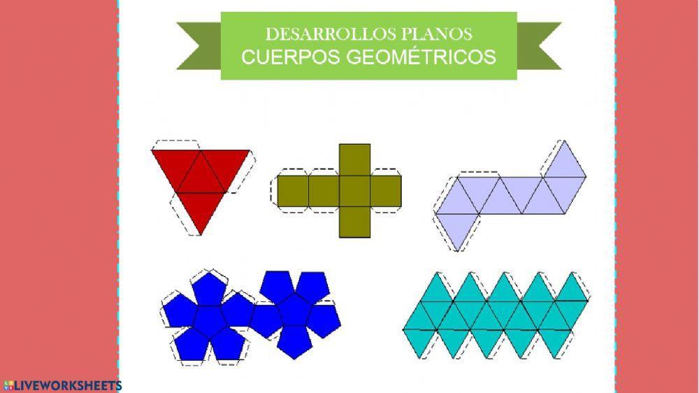 DESARROLLO PLANO CUERPOS GEOMÉTRICOS
