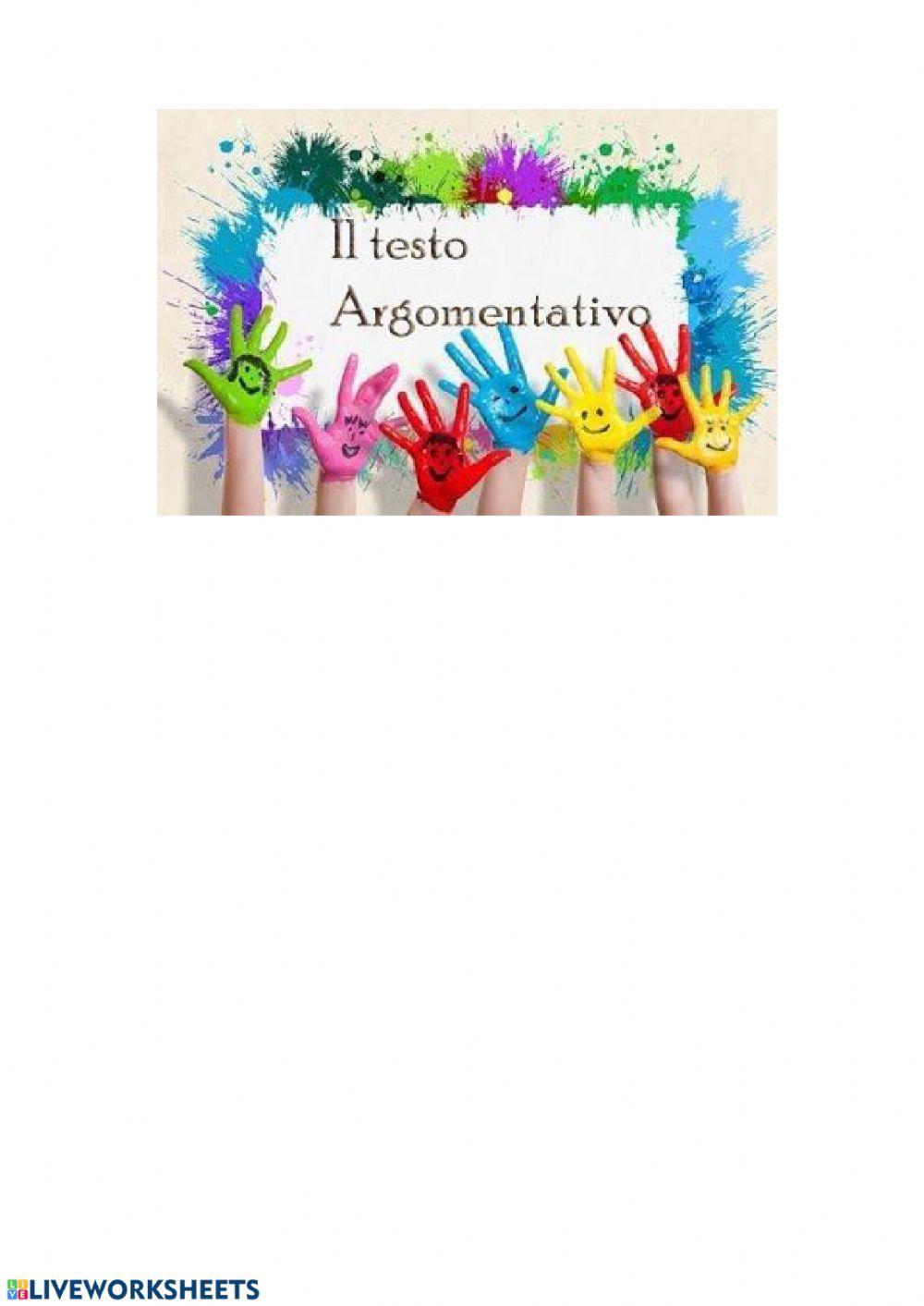 Testo argomentativo