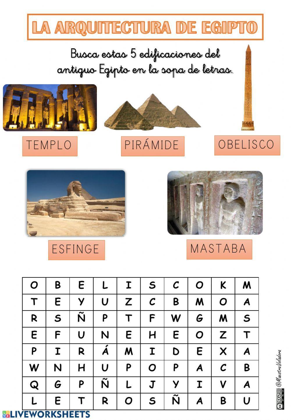 EGIPTO: arquitectura EGIPTO: arquitectura