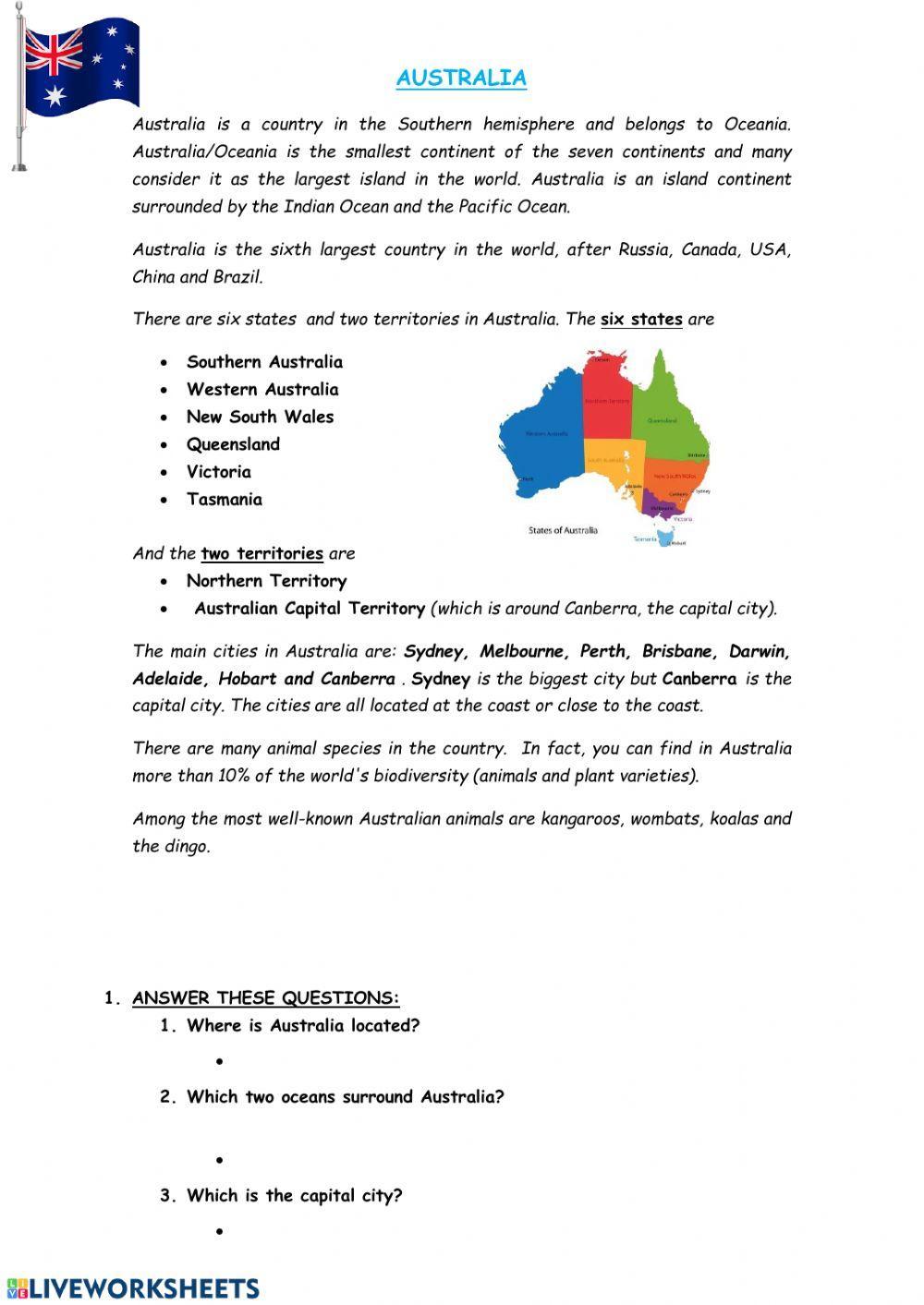 Read about australia