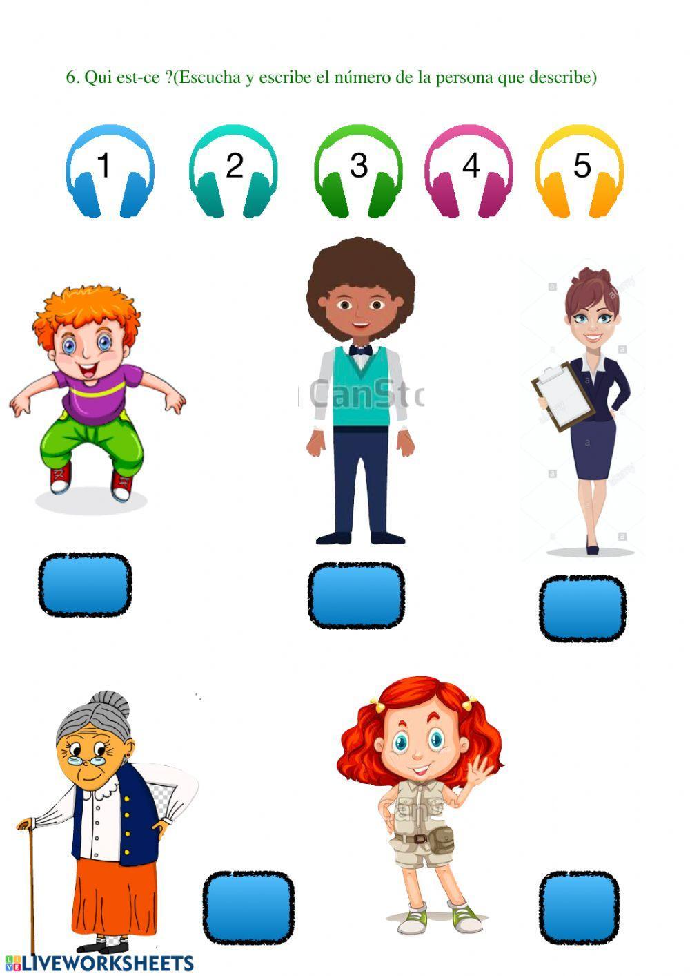 Verbe être et avoir - Description physique