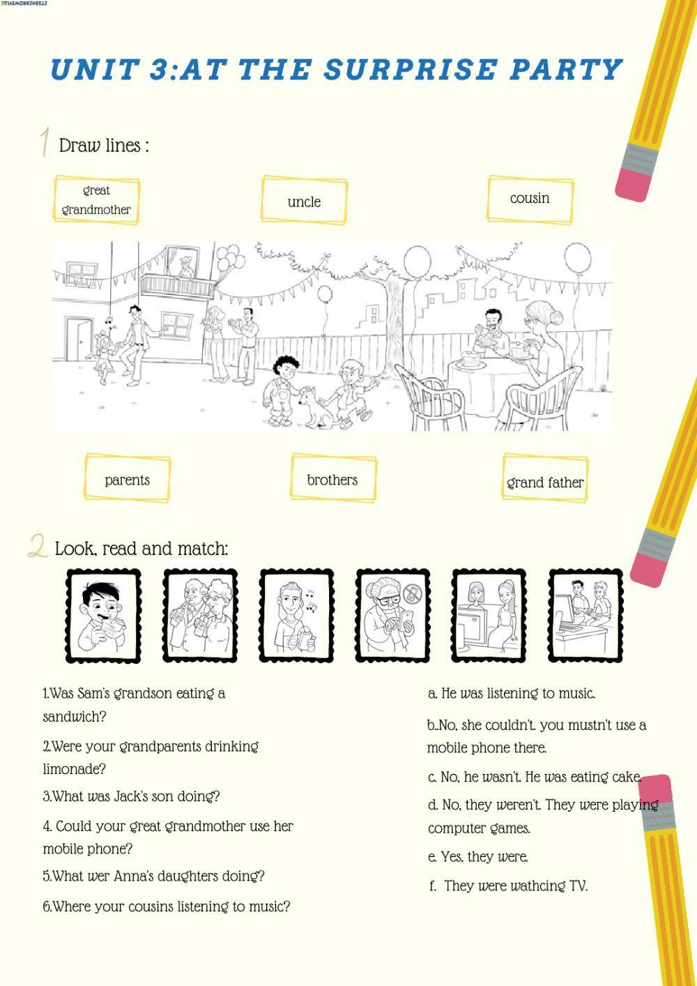 Presente simple, continuo , pasado simple, must-mustn't