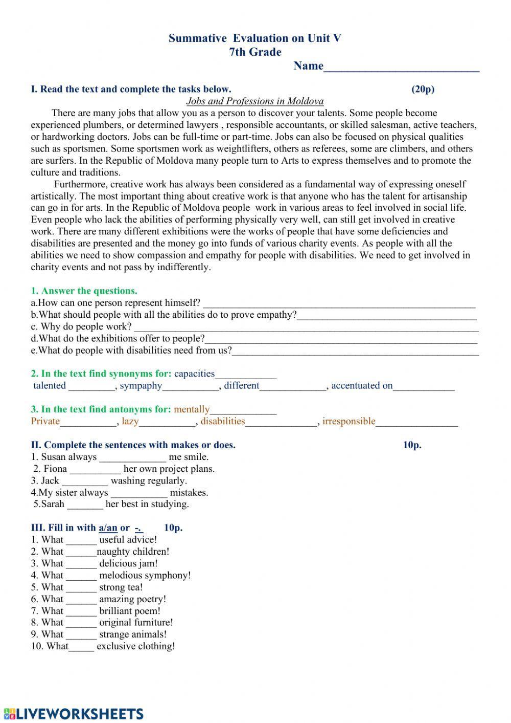 Jobs and Professions Jobs and Professions