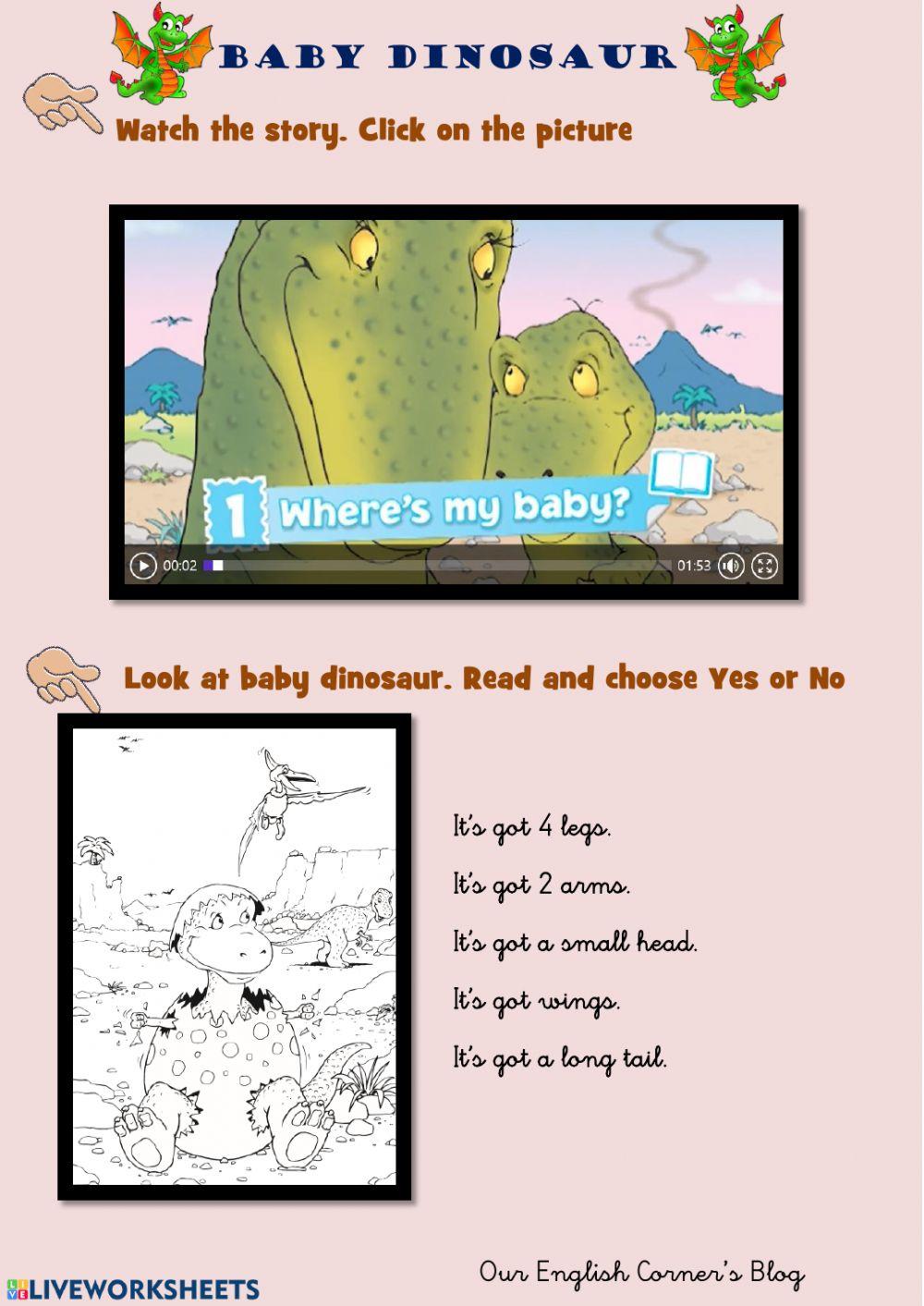 Baby Dinosaur tale