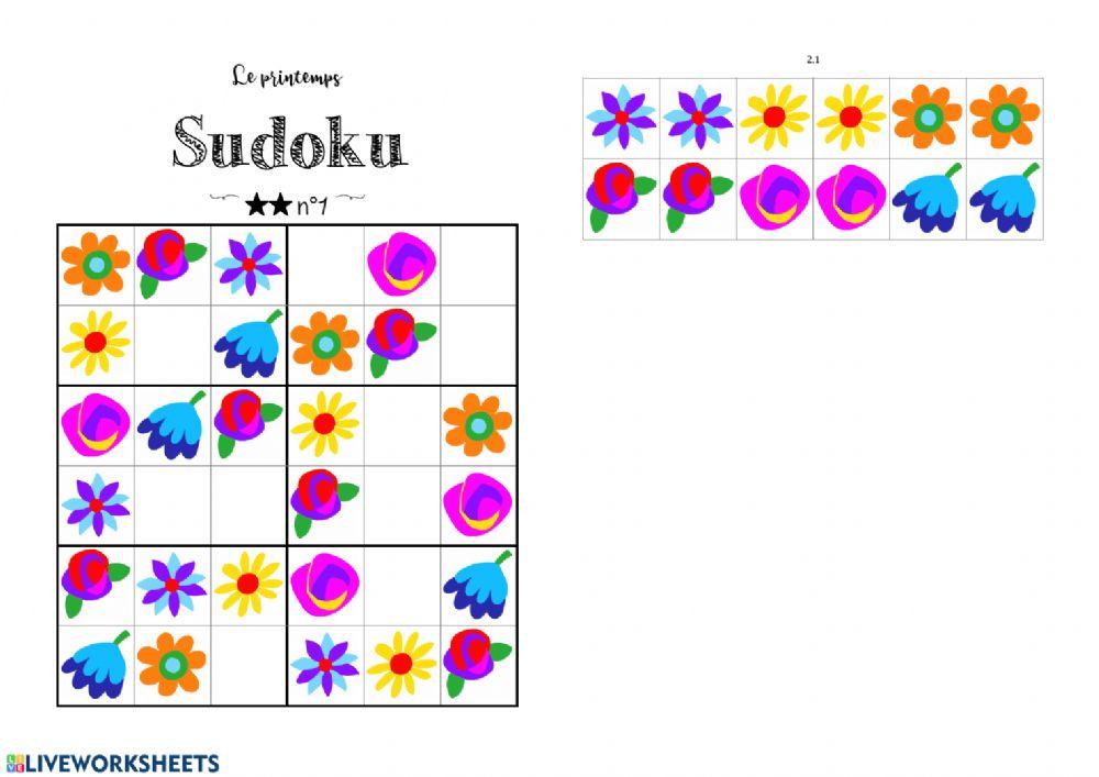 Sudoku - printemps 4