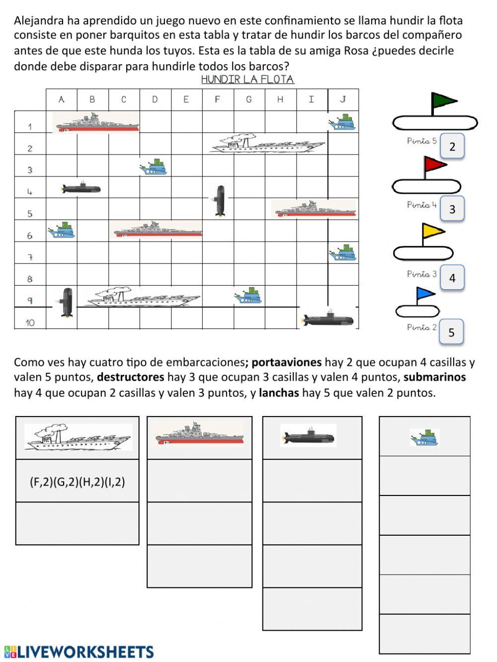 Mates actividades variadas