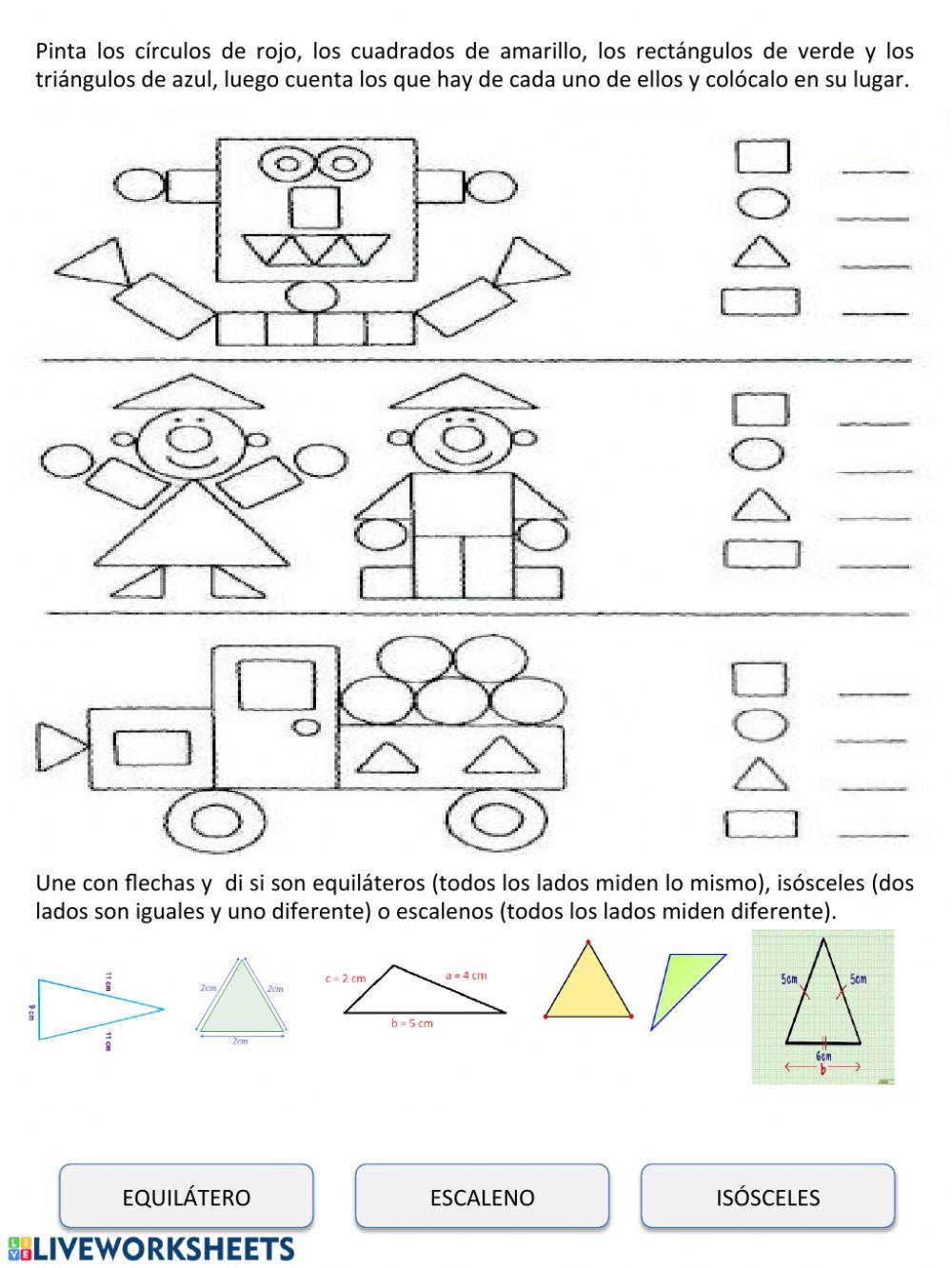 Mates actividades variadas