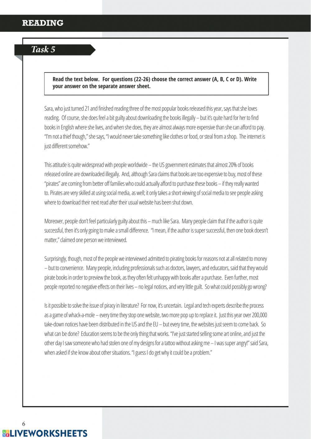 Reading Comprehention