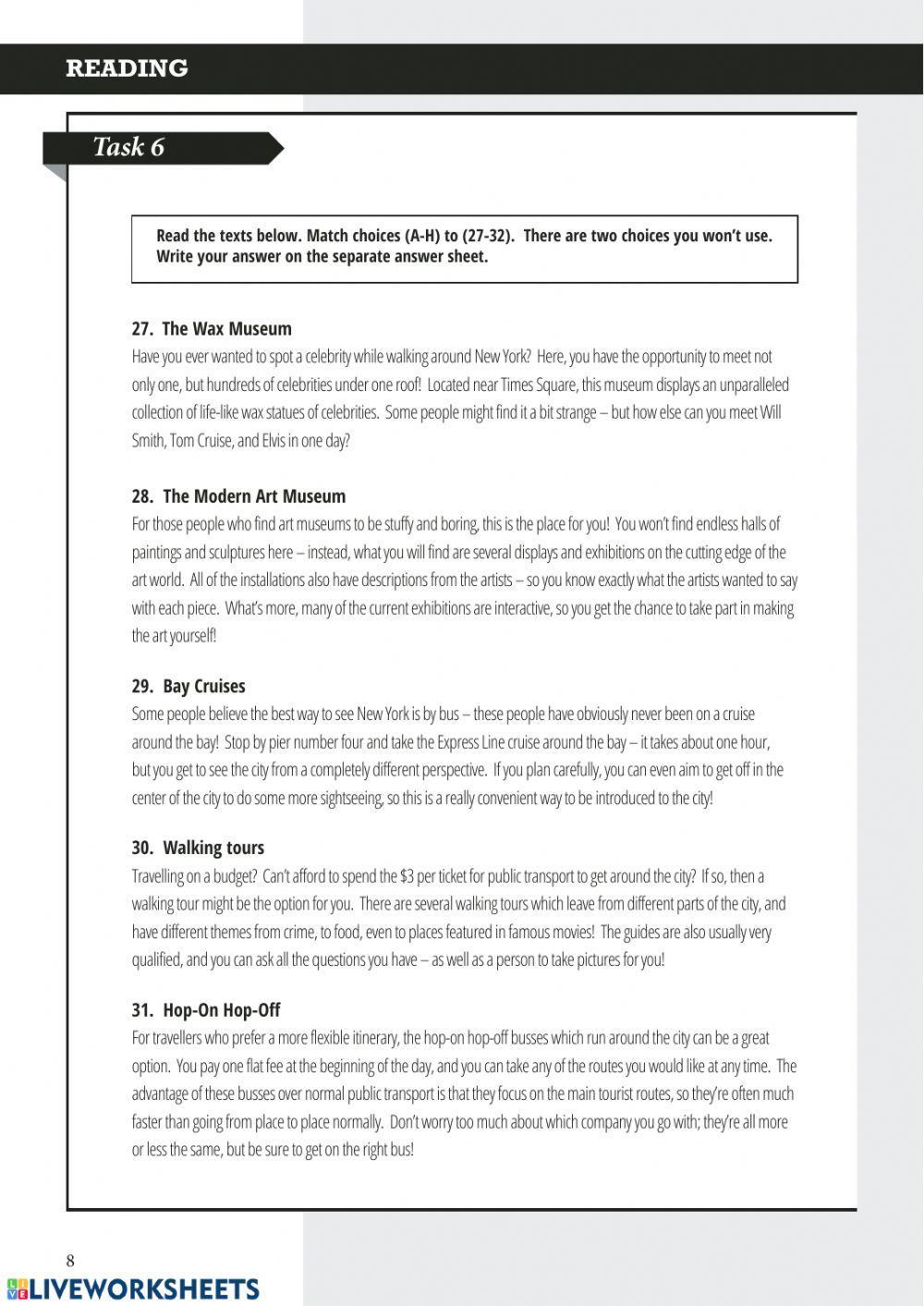 Reading Comprehention