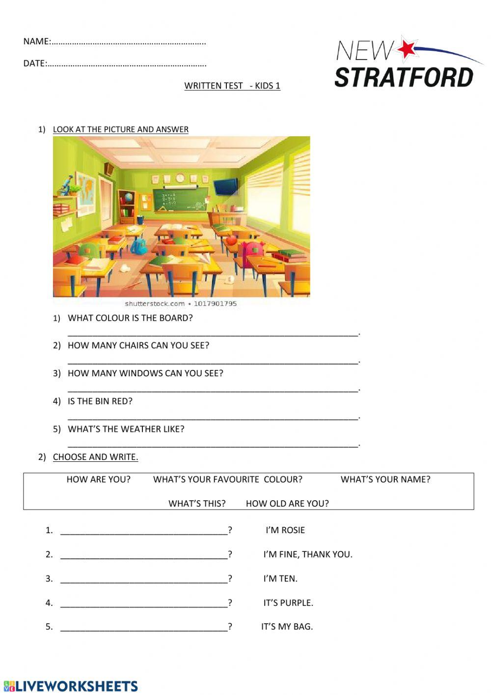 Bright ideas 1 - units 1 - 2