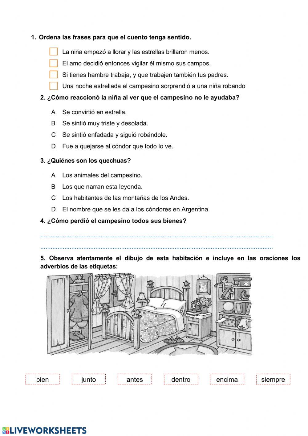 Examen Lengua Unidad 9