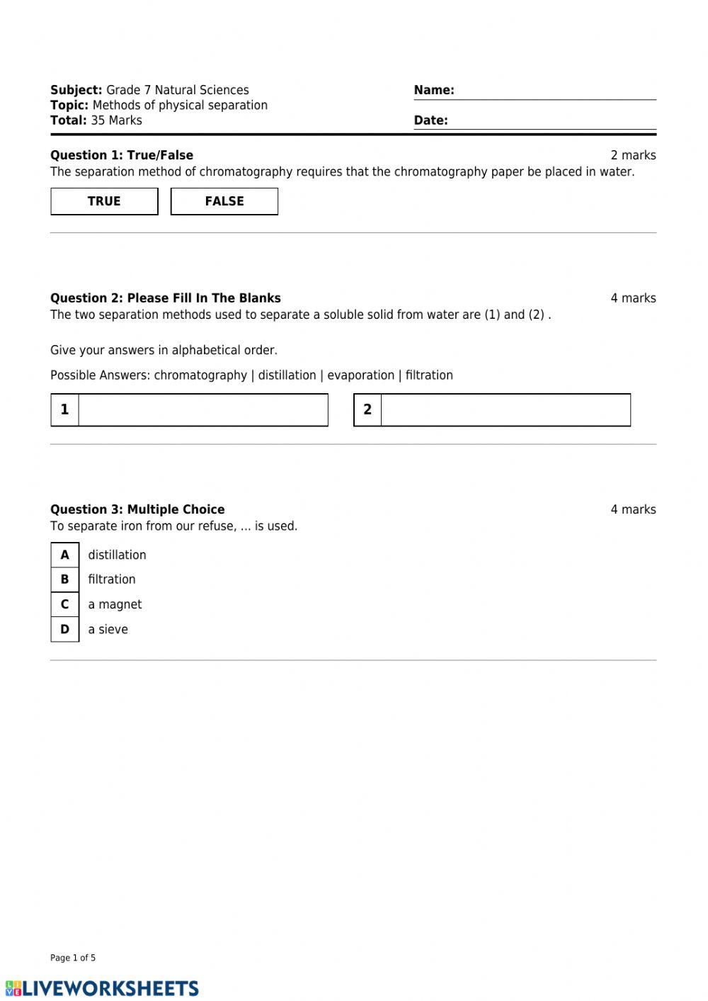 grade-separation-of-mixtures-worksheet-live-worksheets-55-off