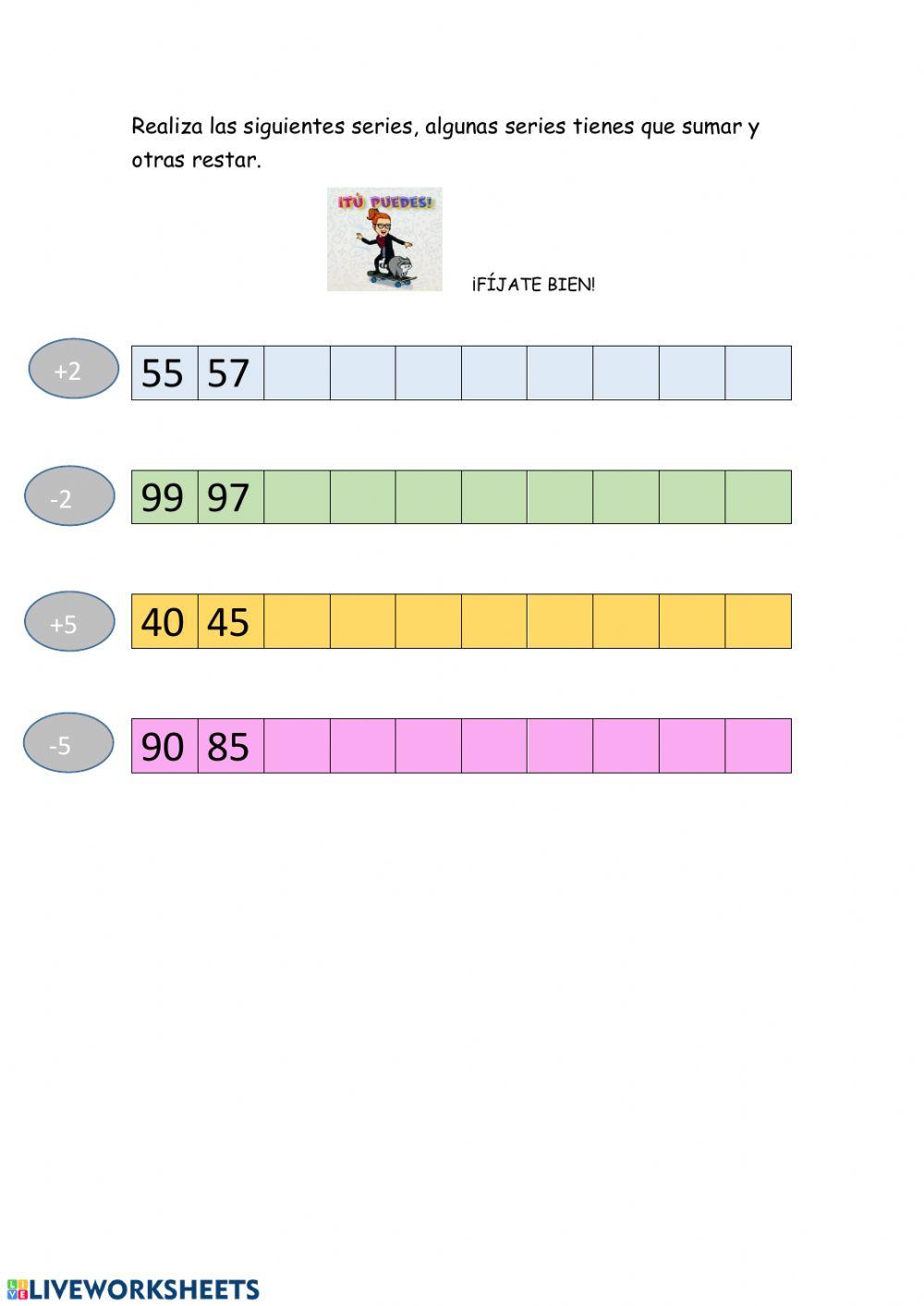 Series ascendentes- descendentes
