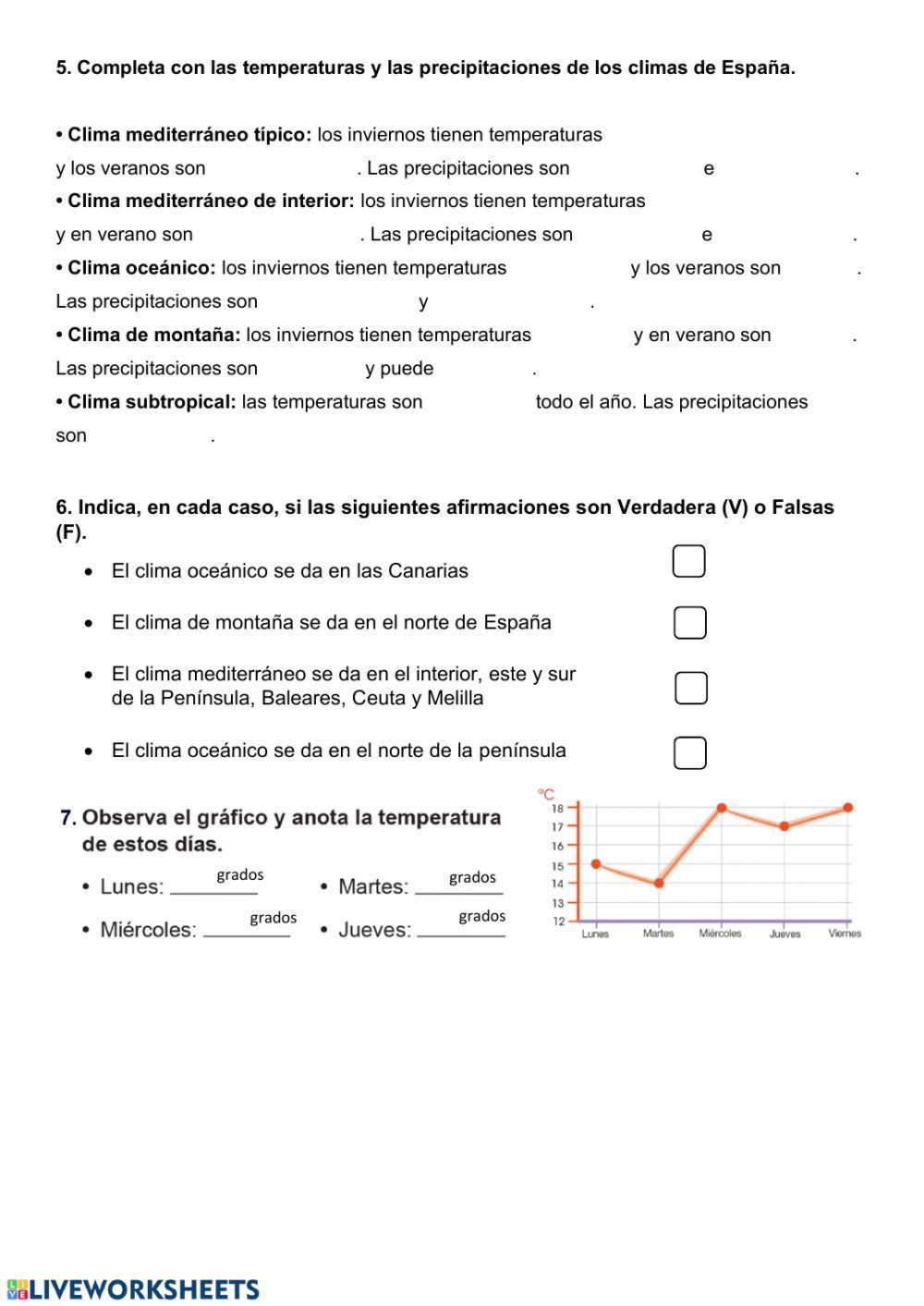 La atmósfera, el tiempo y el clima 1