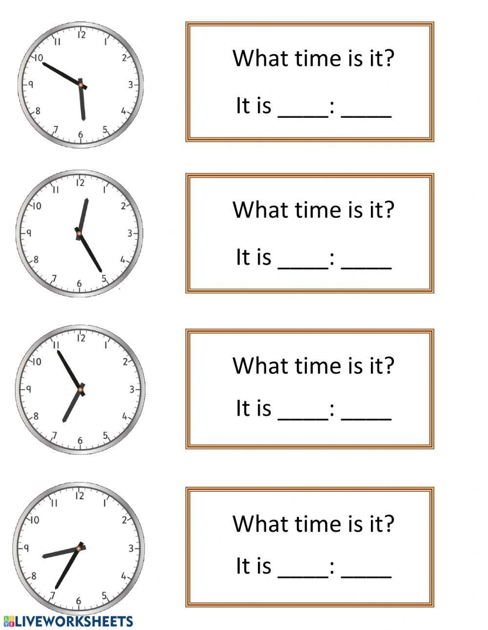 Telling Time
