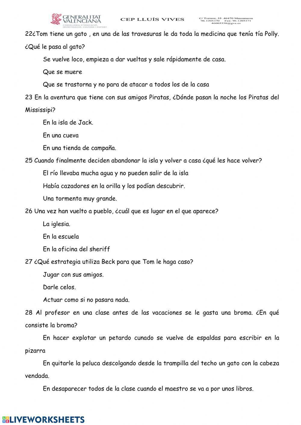 Las aventuras de Tom Sawyer