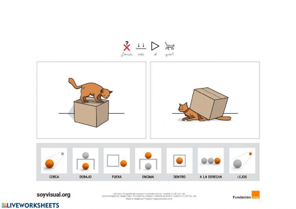Adverbios de lugar y preposiciones