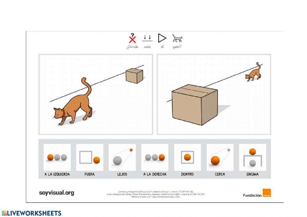 Adverbios de lugar y preposiciones
