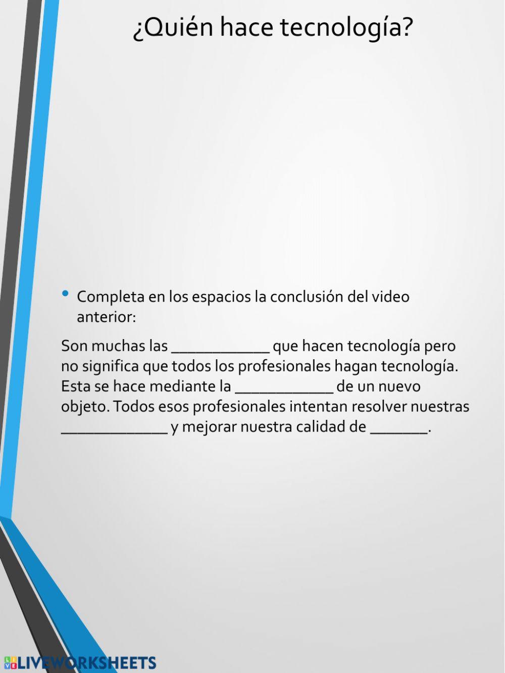 ¿Qué es tecnología?