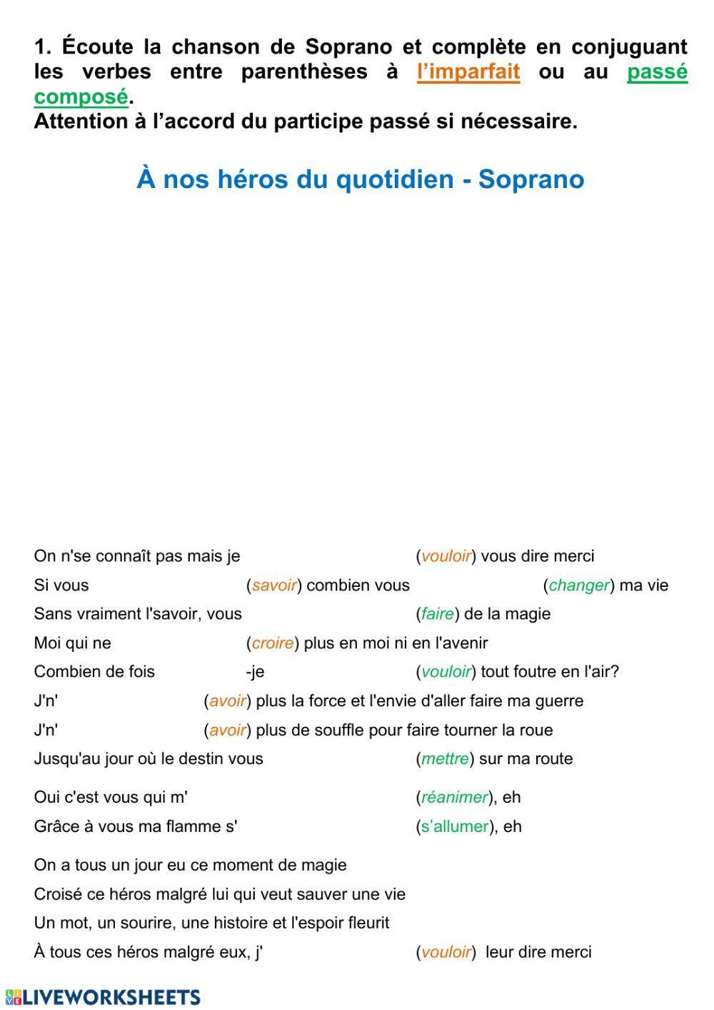 A nos héros du quotidien - Soprano