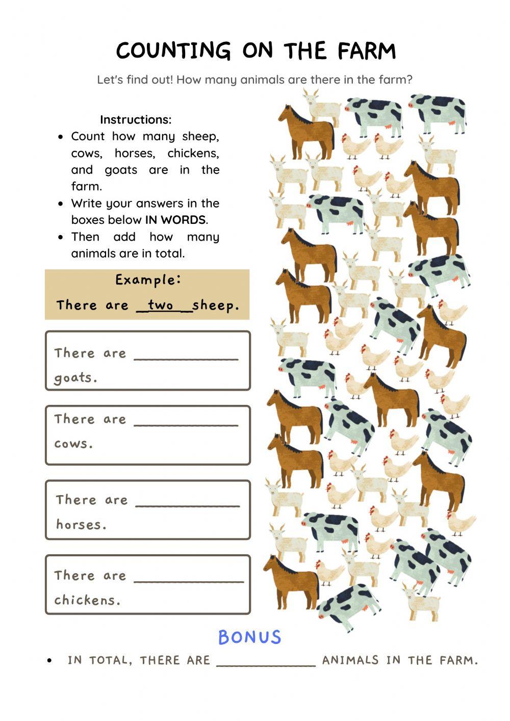 Counting on the Farm