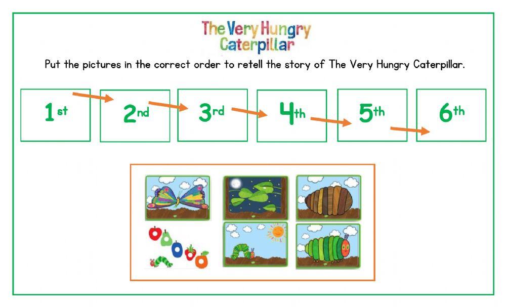 The Very Hungry Caterpillar Sequencing