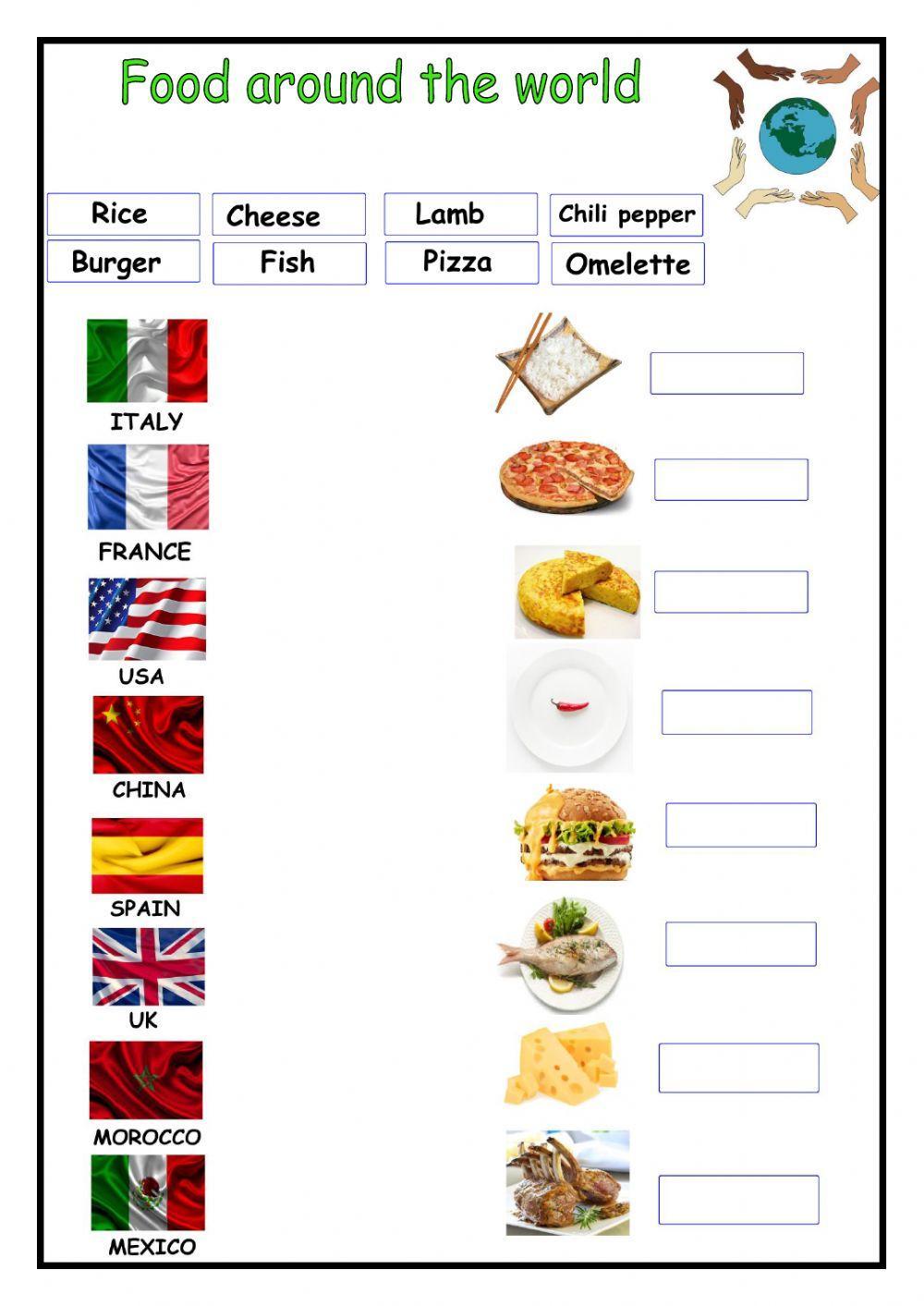 240700 Food around the world TeacherEwyng