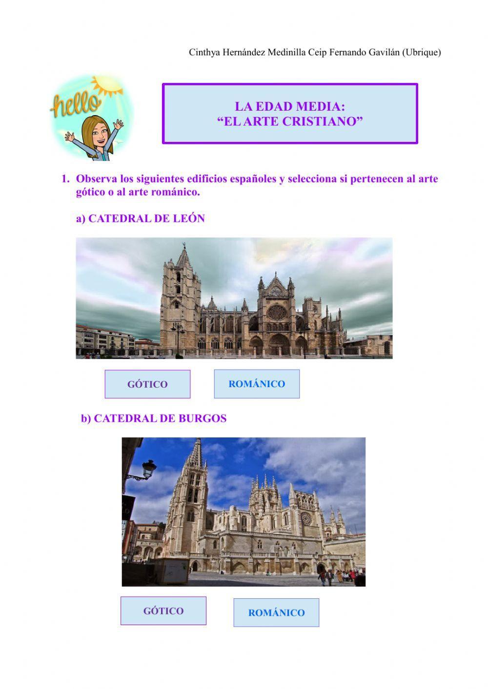 La Edad Media El arte cristiano