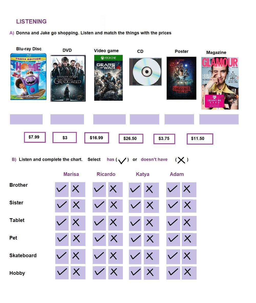 Possessions listening