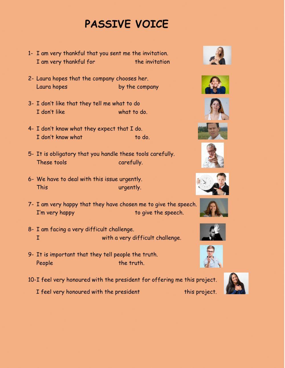 Passive Voice Advanced