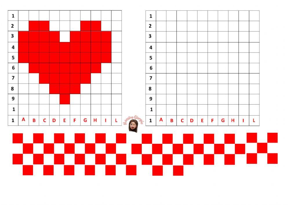 pixel art- cuore
