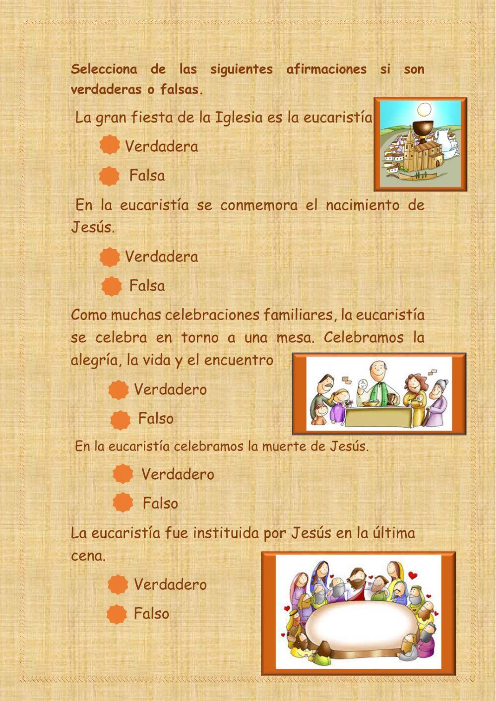 La eucaristia La eucaristia
