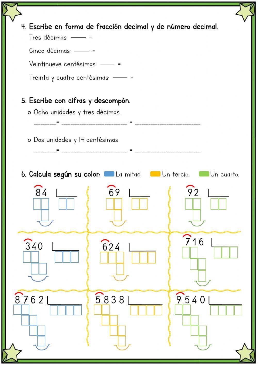 Numeros y operaciones.