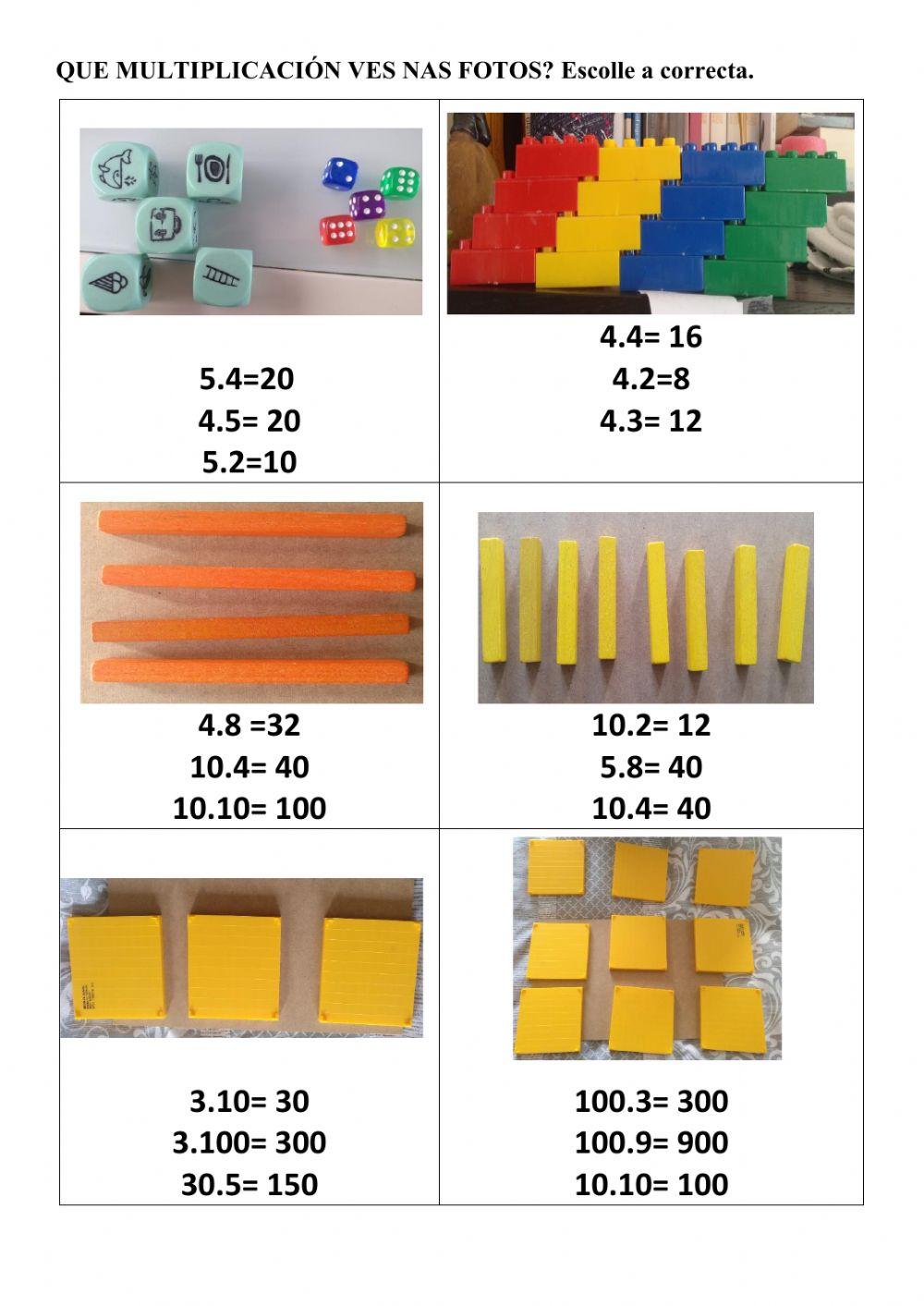 Que multiplicación ves