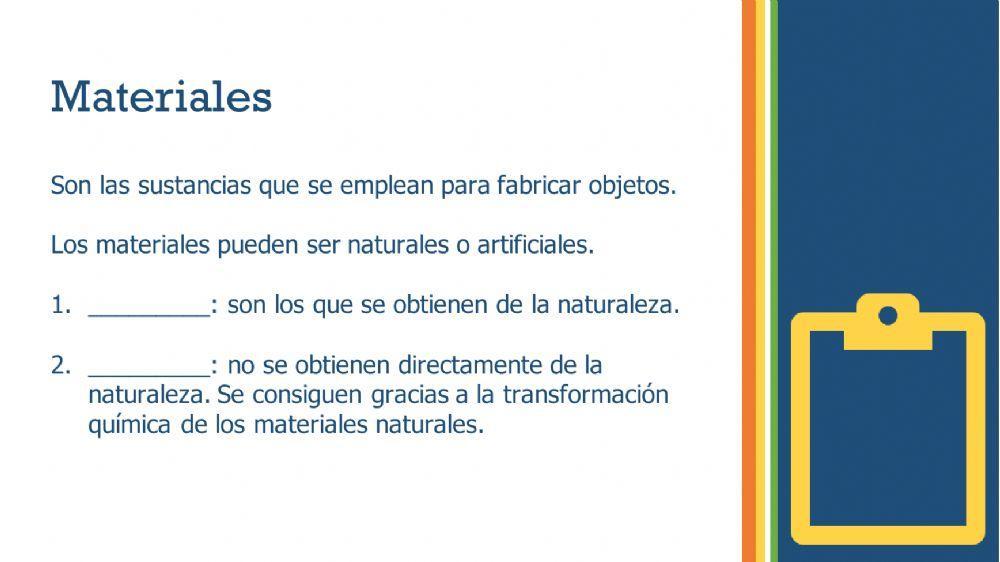 Materiales y sus propiedades