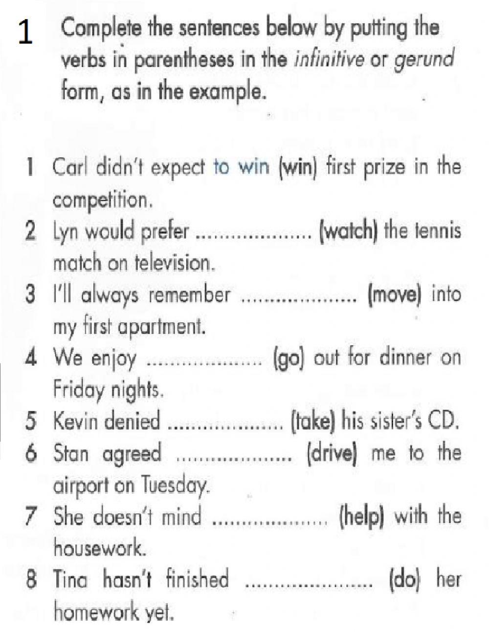 Infinitive vs gerund vs bare infinitive
