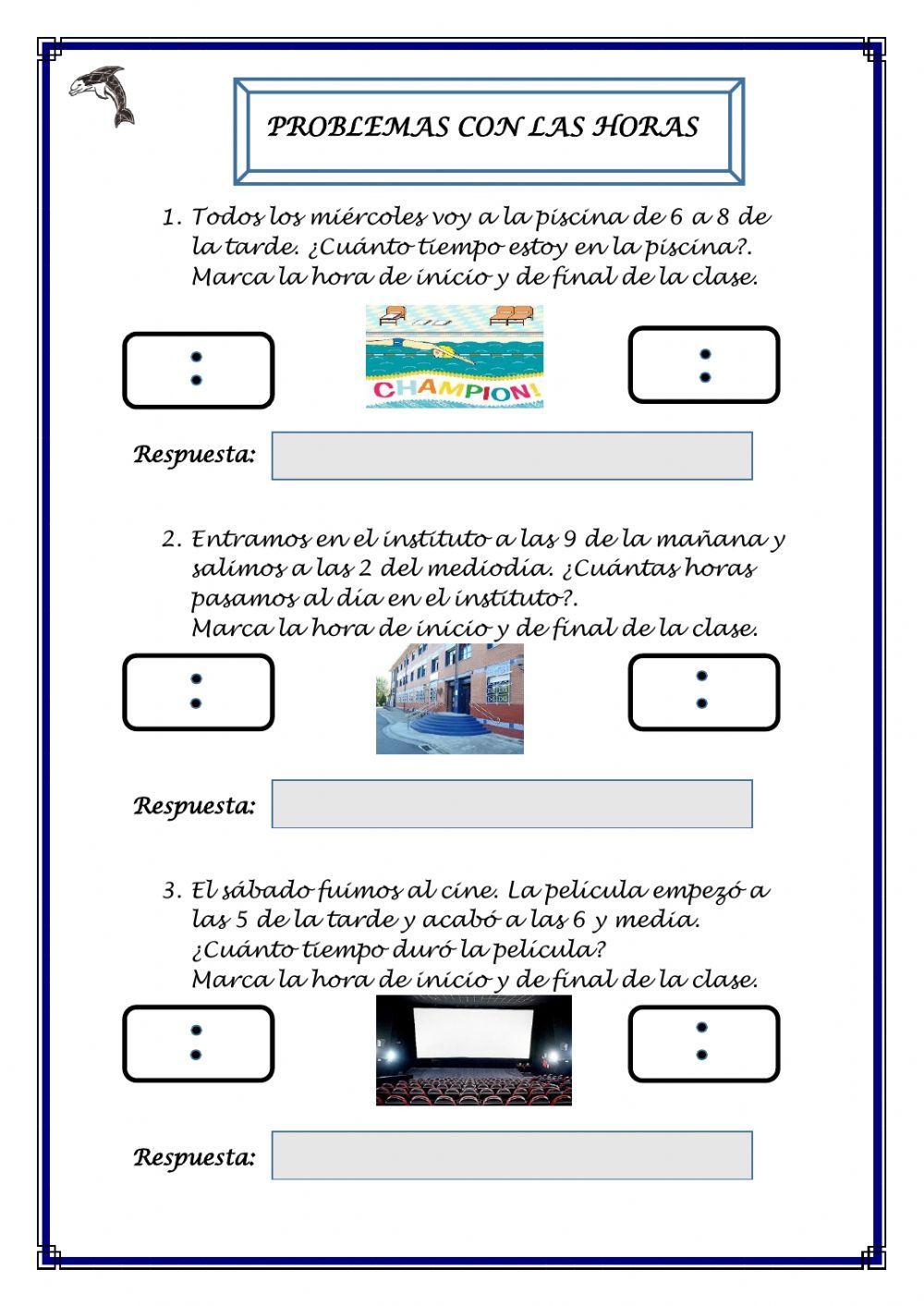 Problemas con las horas