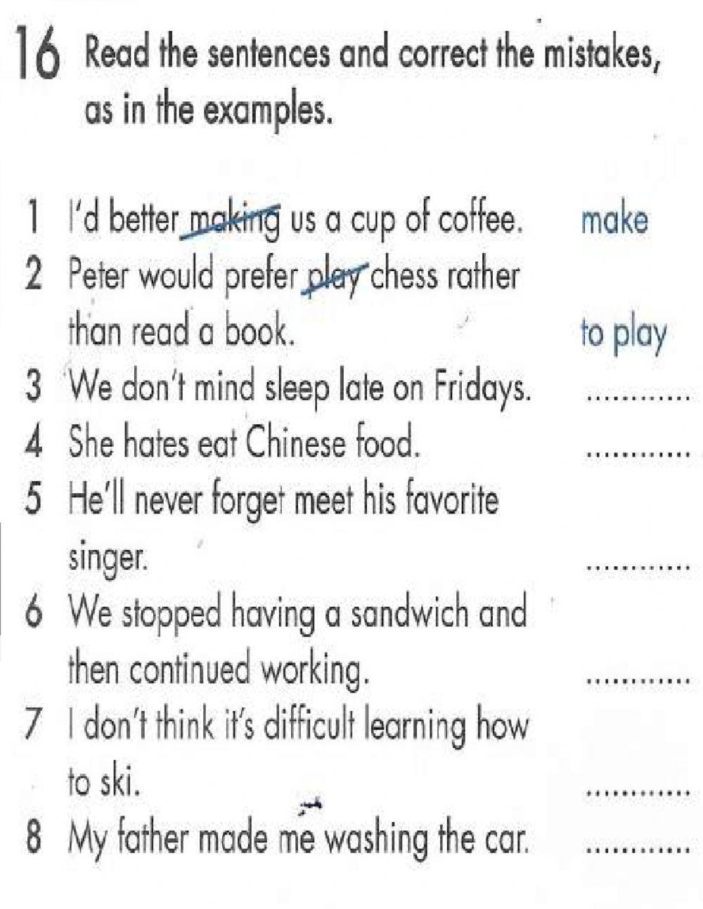 Infinitive vs gerund vs bare infinitive 2