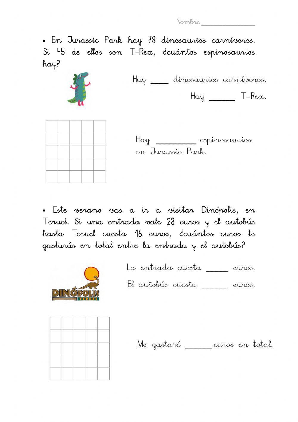 Resuelve estos problemas