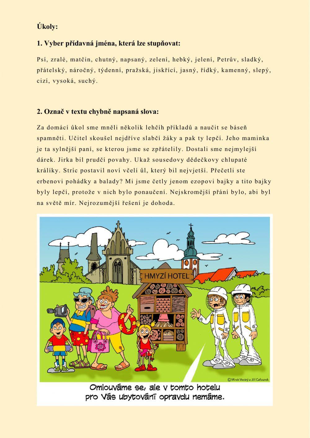 Stupňování přídavných jmen