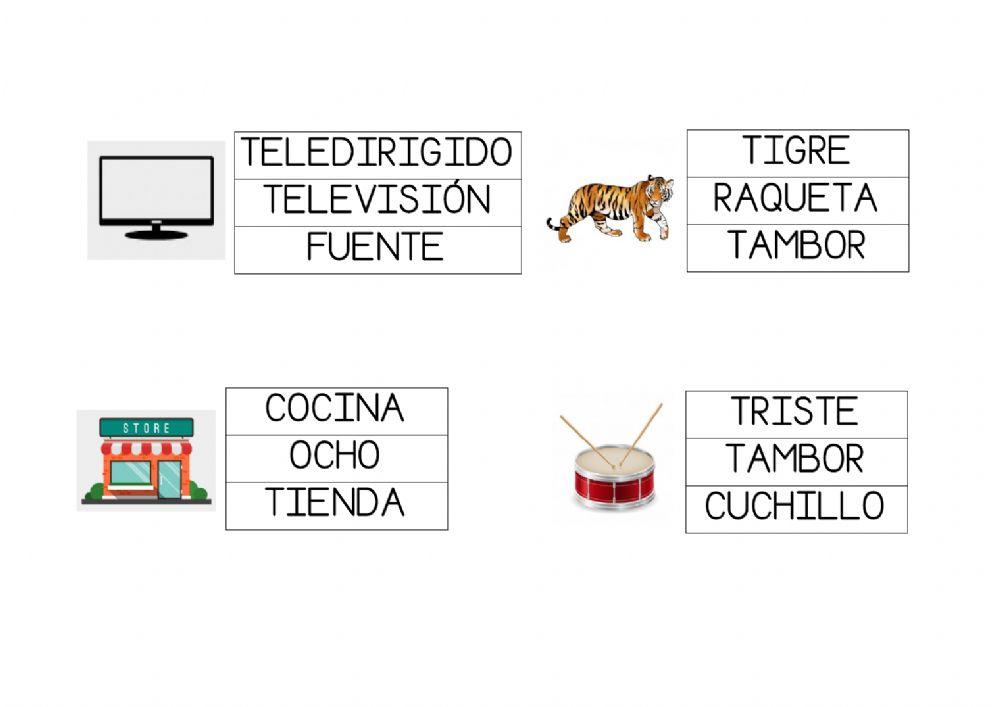 Lectoescritura letra t