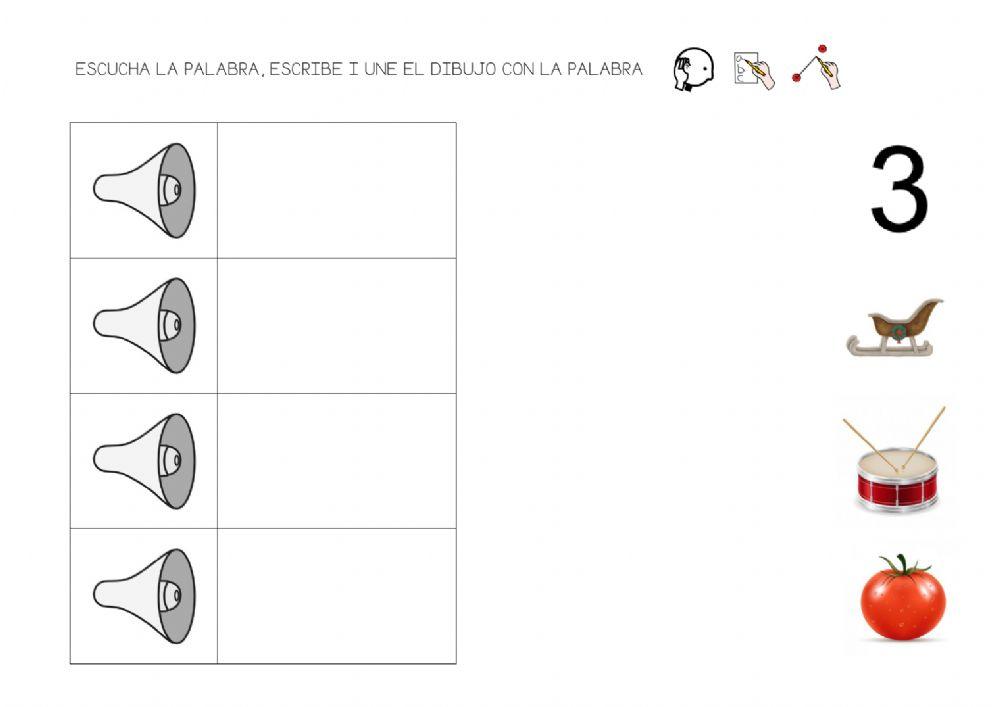 Lectoescritura letra t