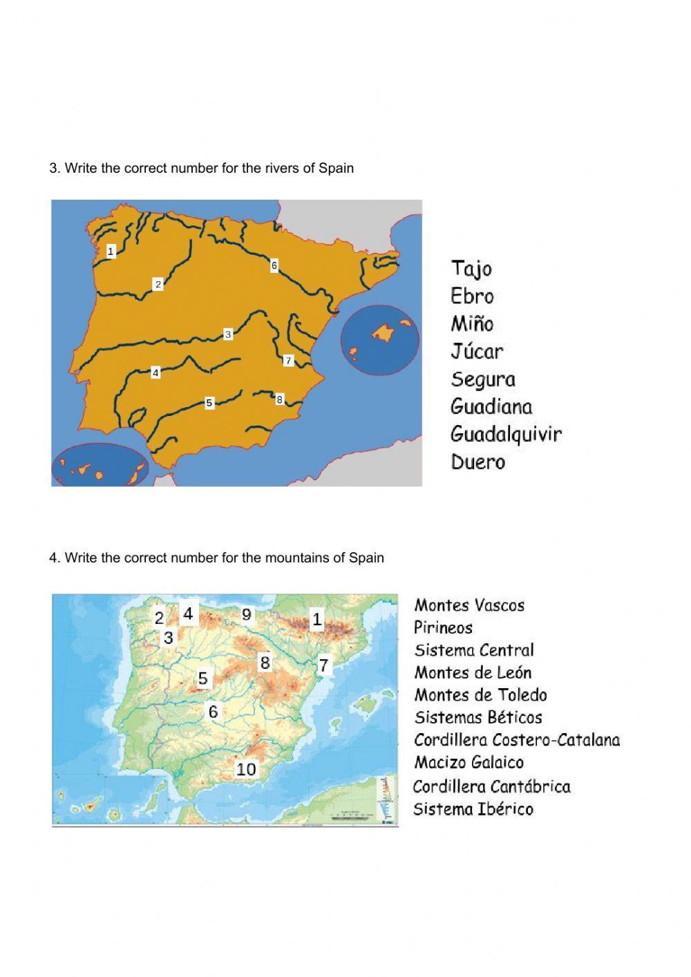 Gography of Spain Gography of Spain