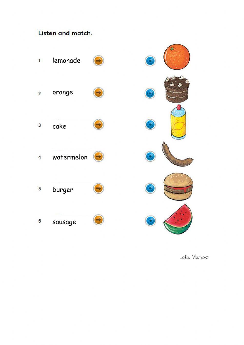 Food Vocabulary