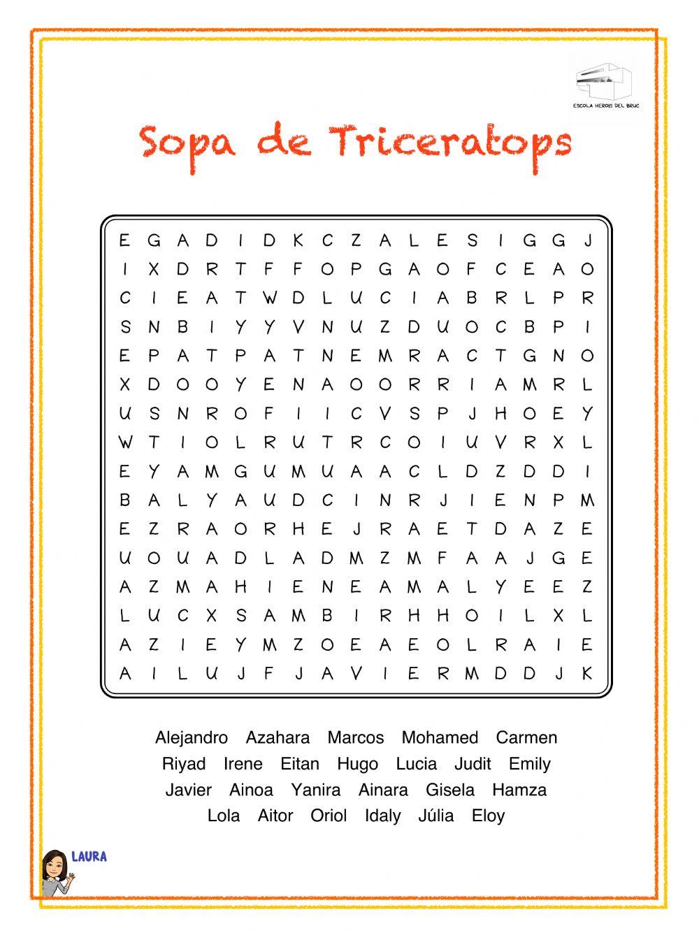 Sopa de triceratops