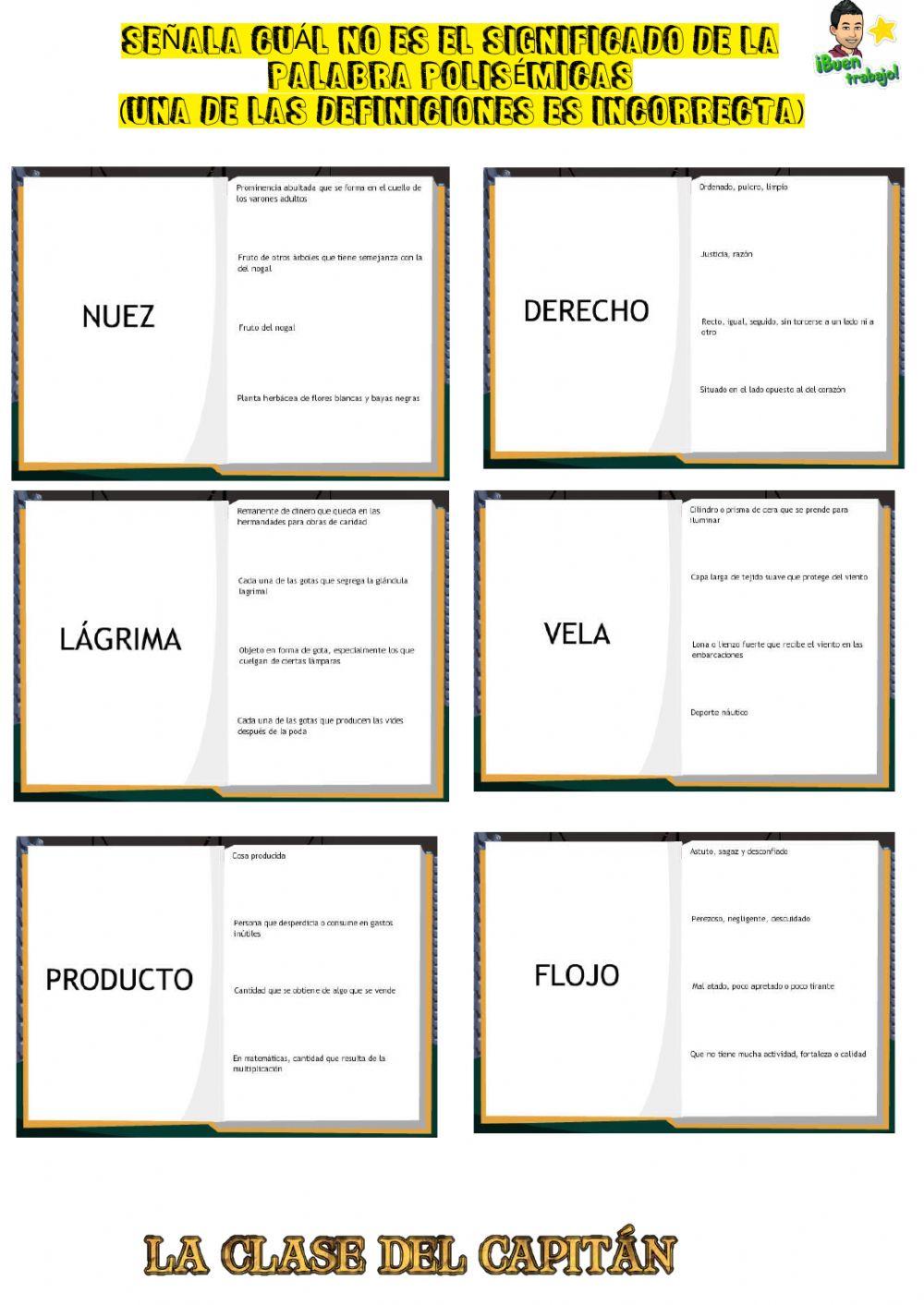 Palabras polisémicas 2