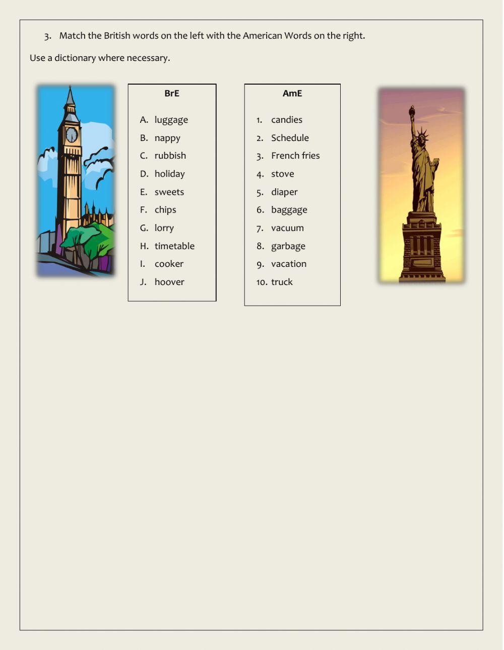 American English vs British English