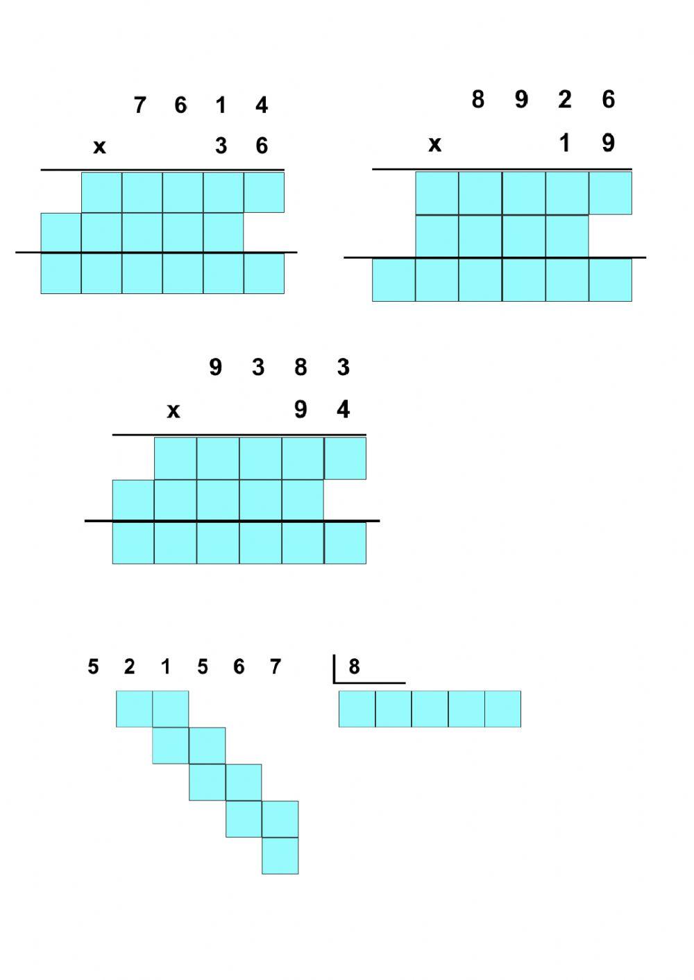 Operaciones matemáticas